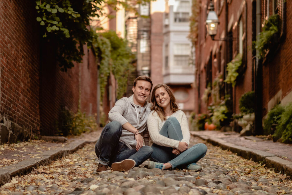 Séance photo couple à l'automne