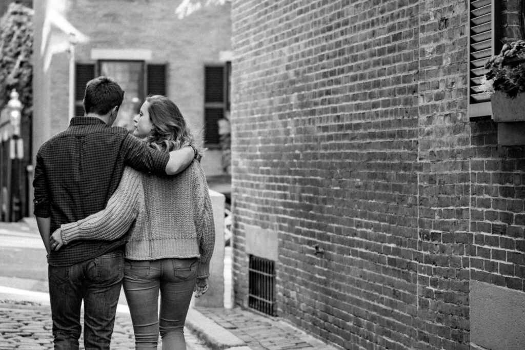Séance photo couple à l'automne