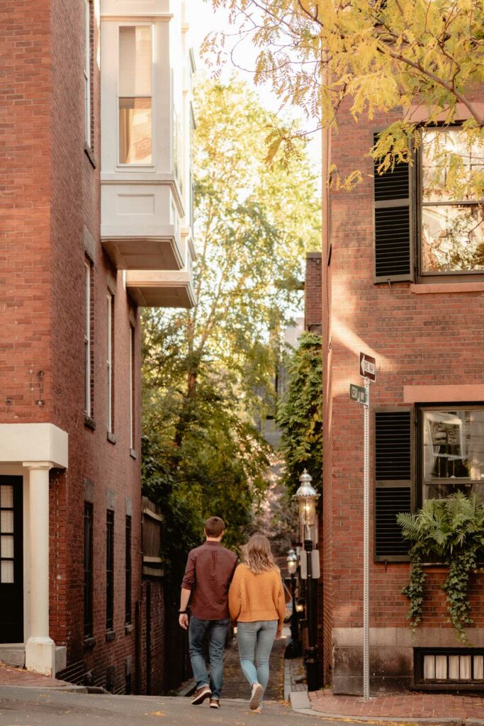 Séance photo couple à l'automne