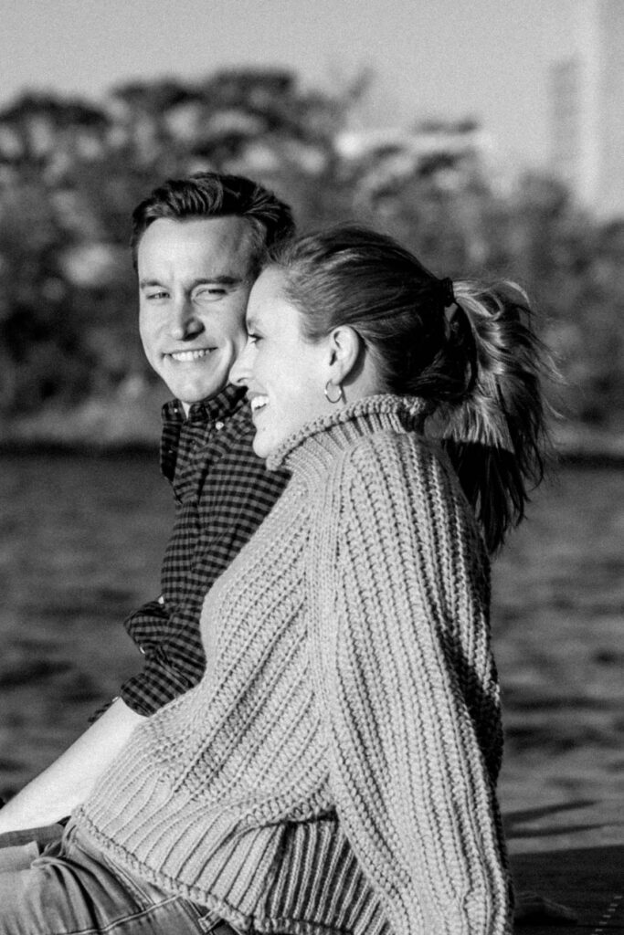 Séance photo couple à l'automne