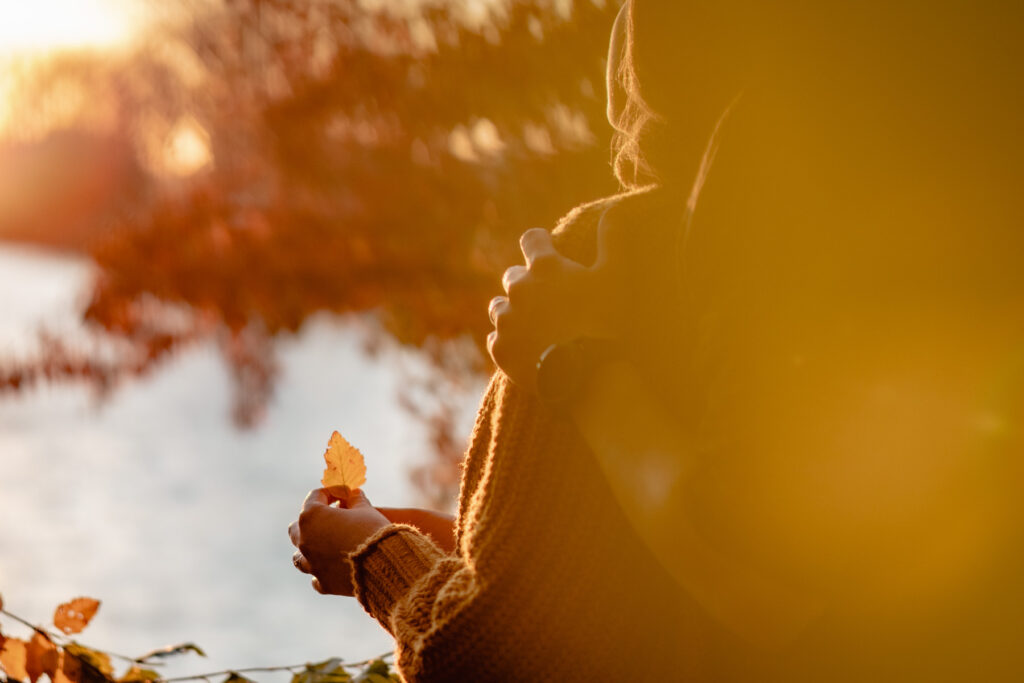 Séance photo couple à l'automne