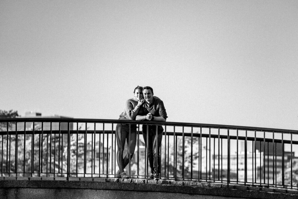 Séance photo couple à l'automne