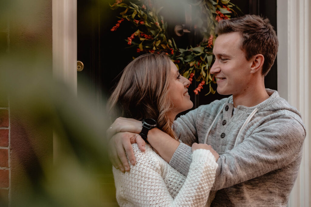 Séance photo couple à l'automne