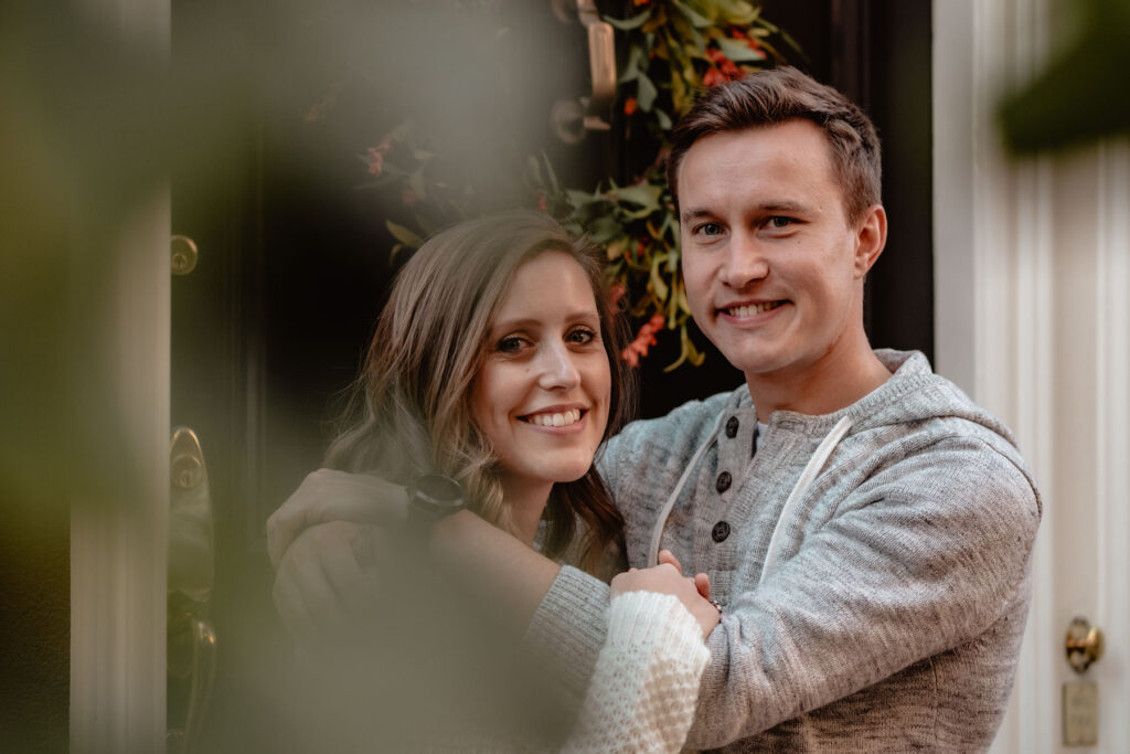 Séance photo couple à l'automne