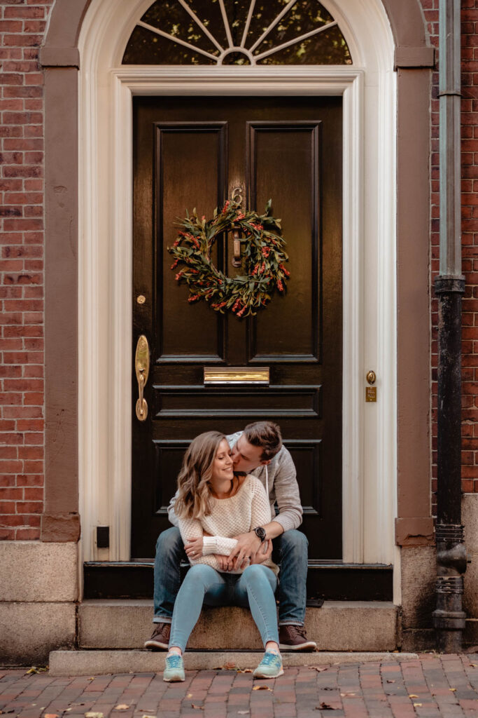 Séance photo couple à l'automne