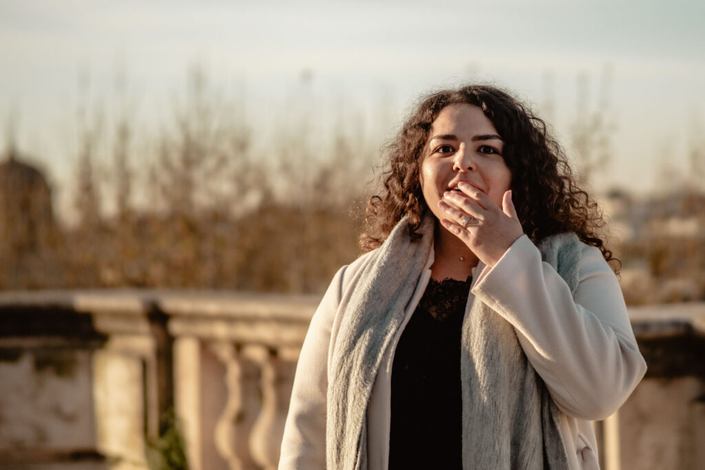 Photographe séance engagement à Montpellier.