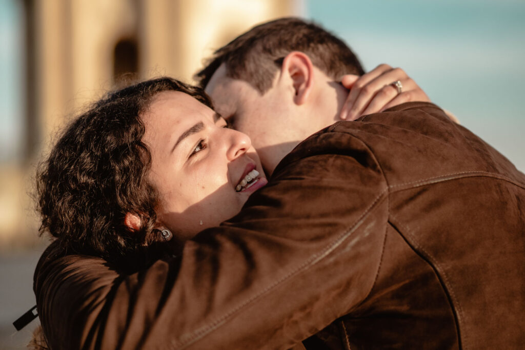 Photographe séance engagement à Montpellier.
