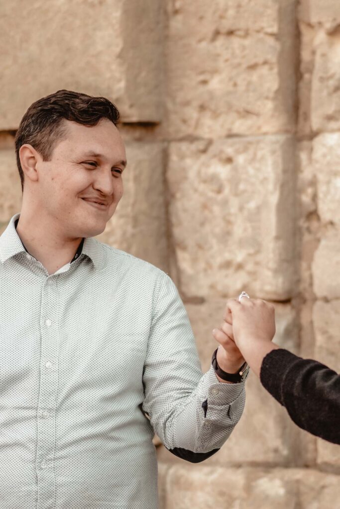 Photographe séance engagement à Montpellier.