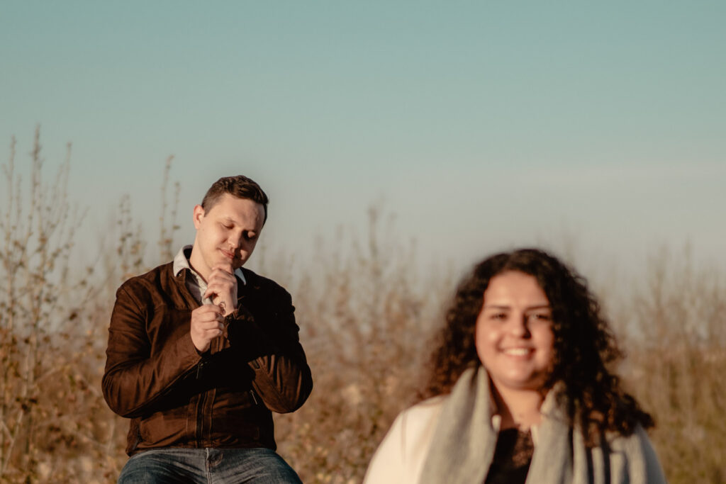 Photographe séance engagement à Montpellier.