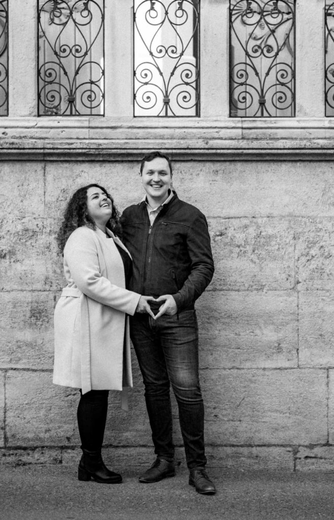 Photographe séance engagement à Montpellier.