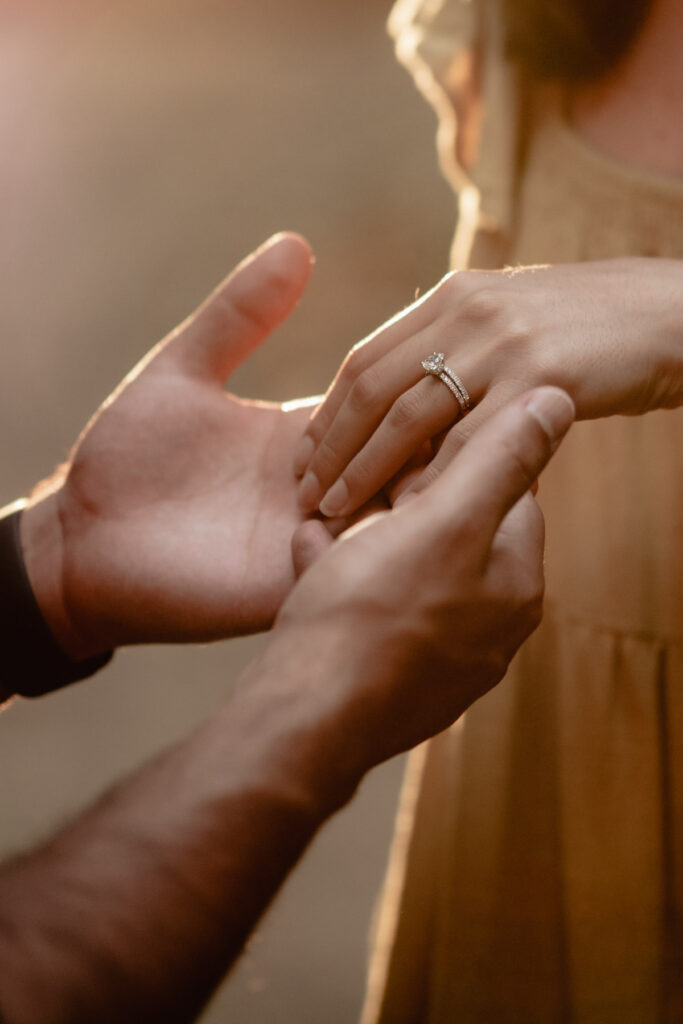 Séance photo engagement à Montpellier.