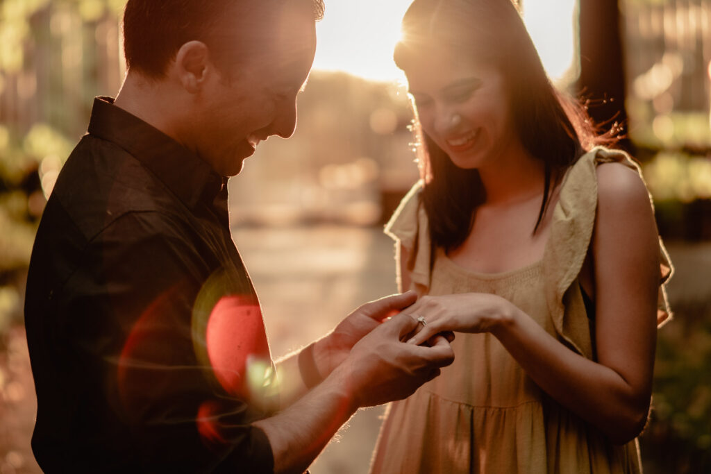 Séance photo engagement à Montpellier.