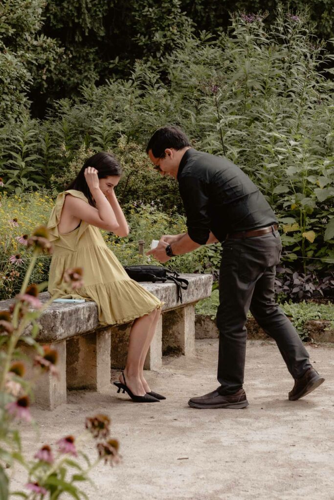 Séance photo engagement à Montpellier.