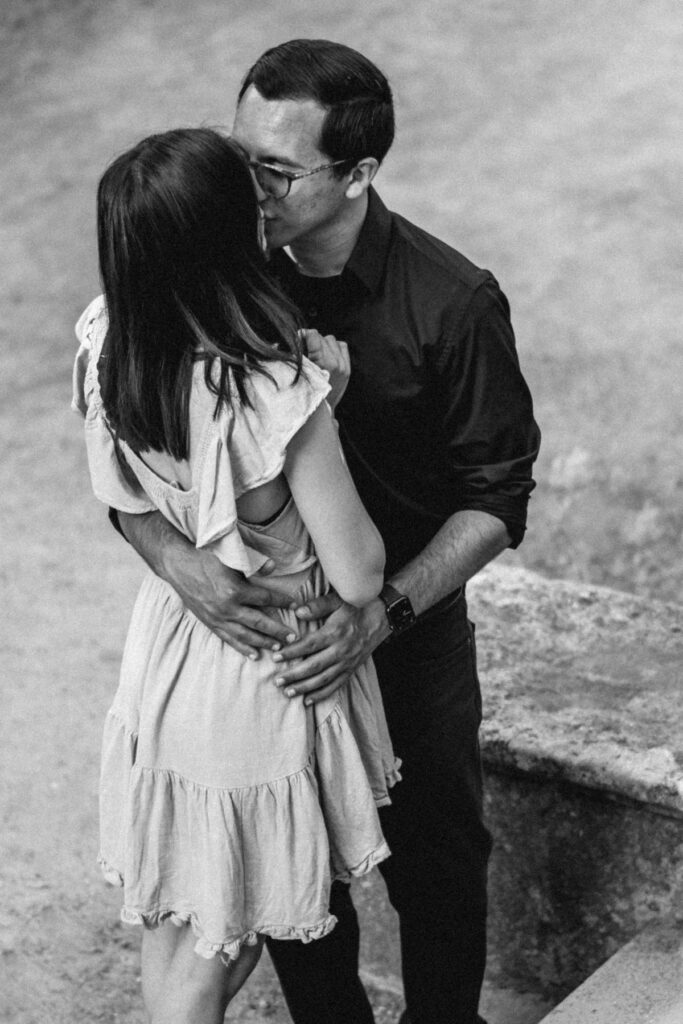 Séance photo engagement à Montpellier.