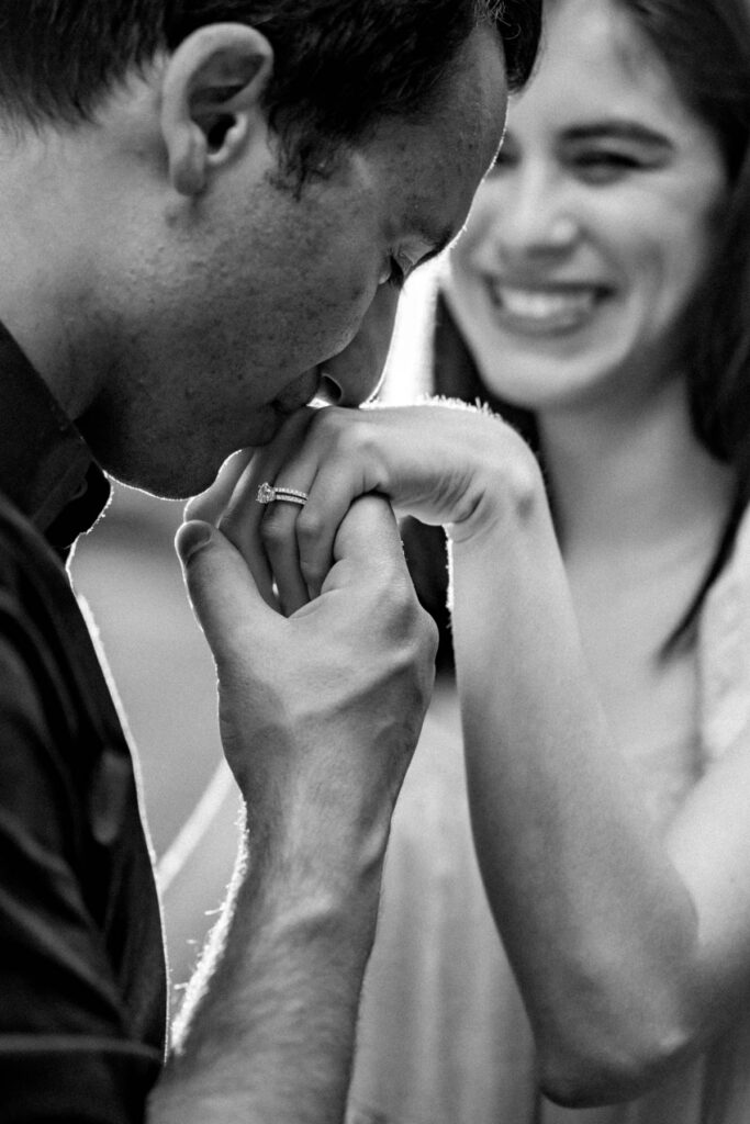 Séance photo engagement à Montpellier.