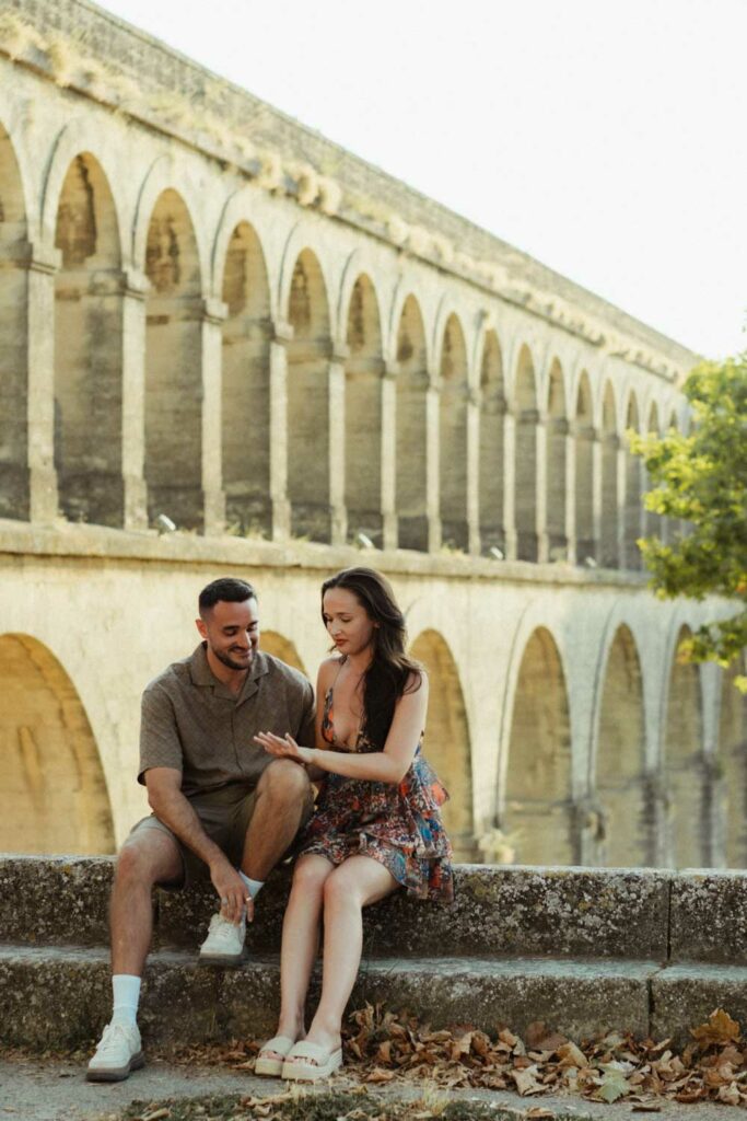 demande en mariage peyrou montpellier