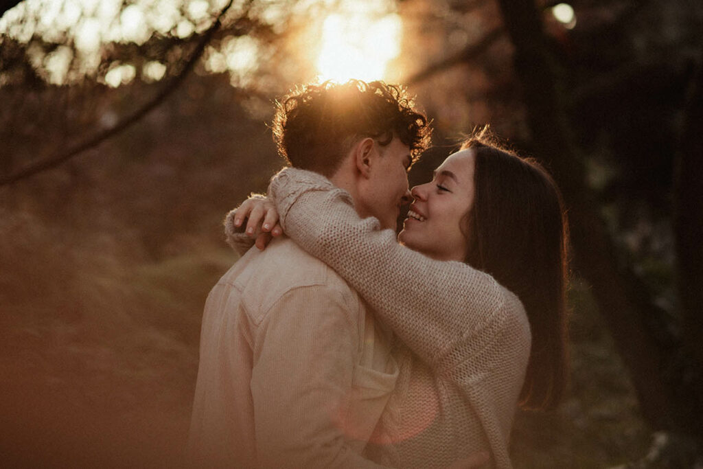 demande en mariage reportage photo style rétro