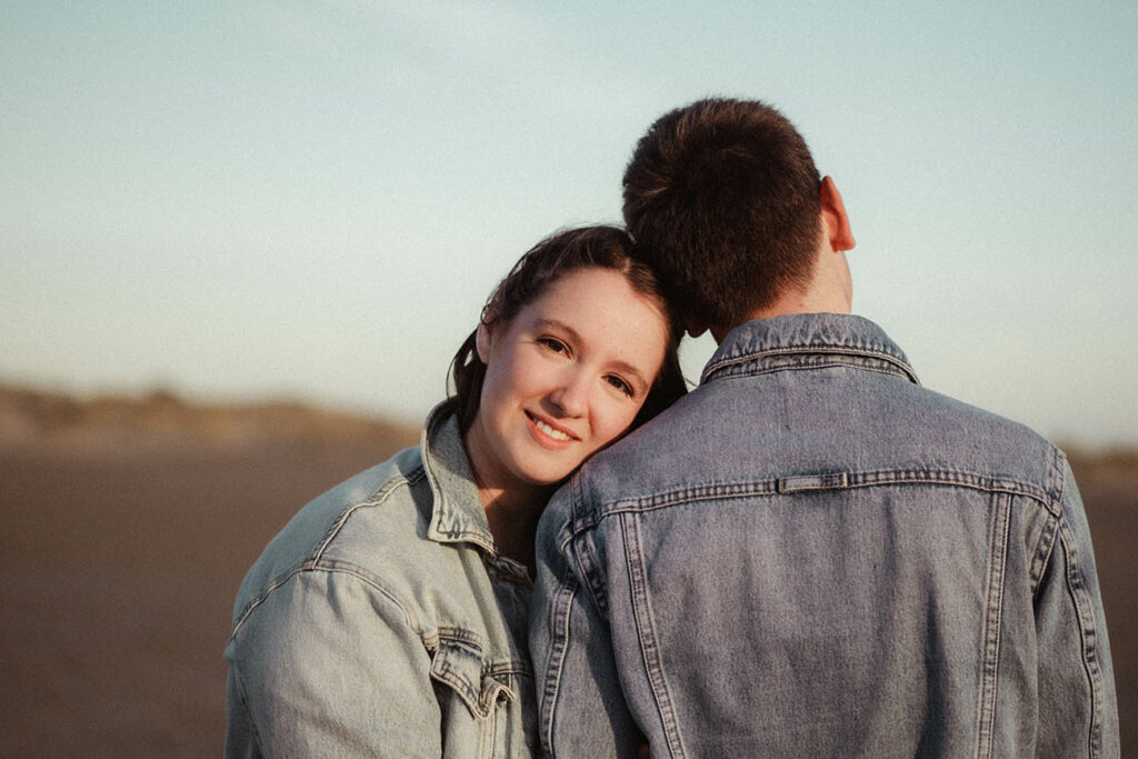 demande en mariage reportage photo style rétro