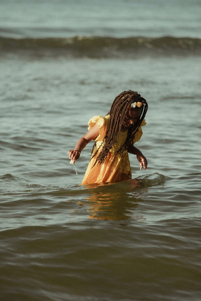 séance photo famille à la plage