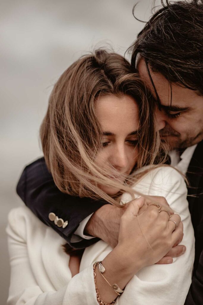 Photographe mariage civil à la plage.