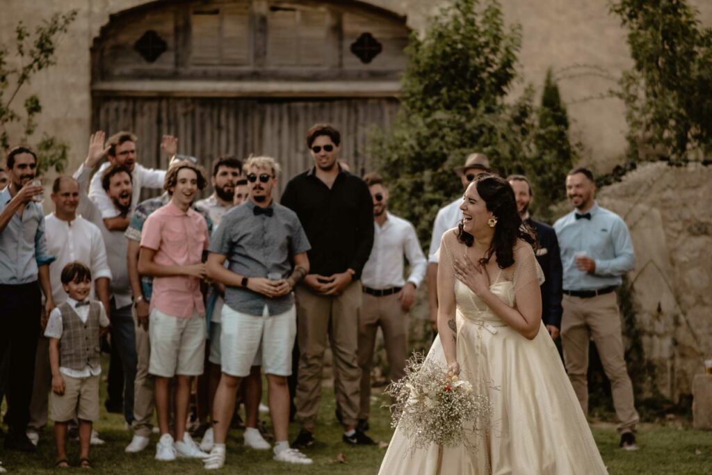 Mariage retro à Narbonne.