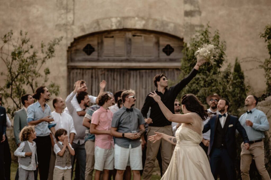 Mariage retro à Narbonne.