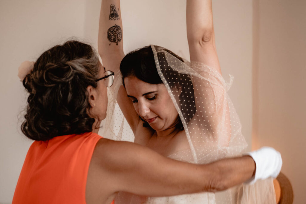 Photographe mariage style retro vintage.