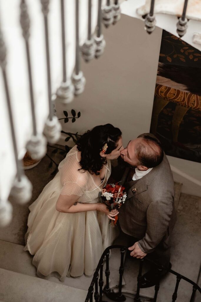 Photographe mariage style retro vintage.