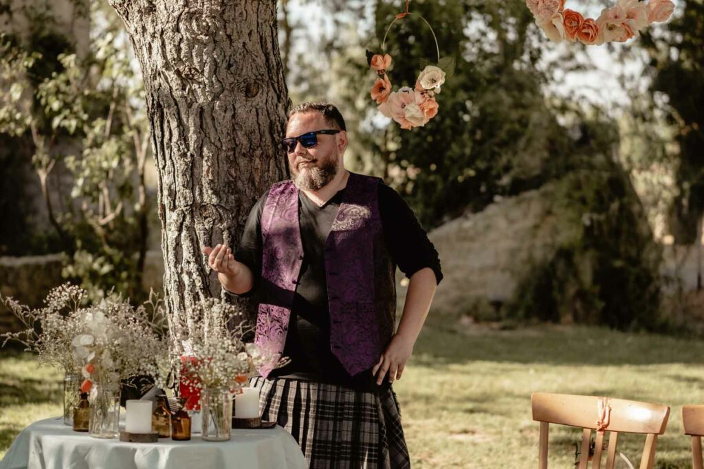 Photographe mariage style retro vintage.