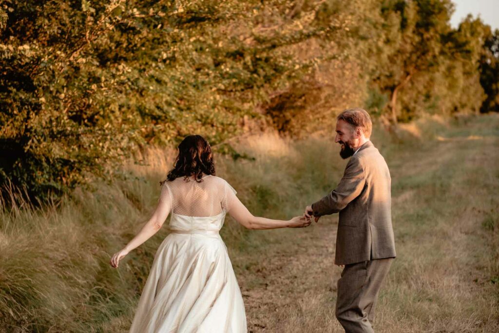 Photographe mariage style retro vintage.