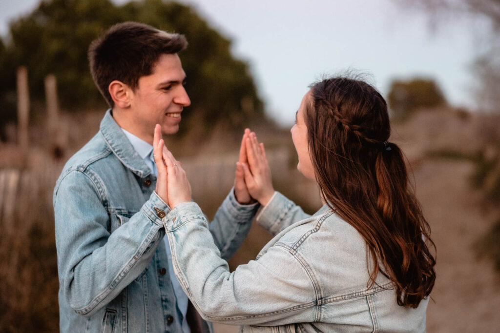 Montpellier -Séance photo couple à la plage