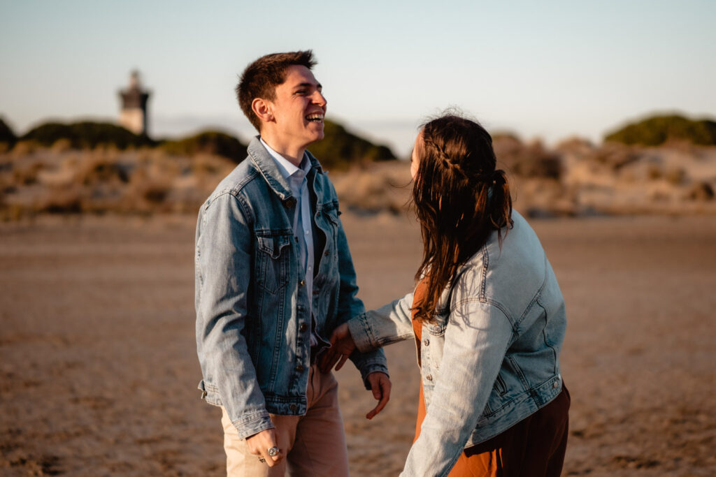 Montpellier -Séance photo couple à la plage