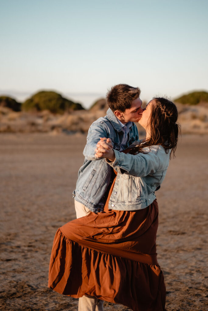 Montpellier -Séance photo couple à la plage