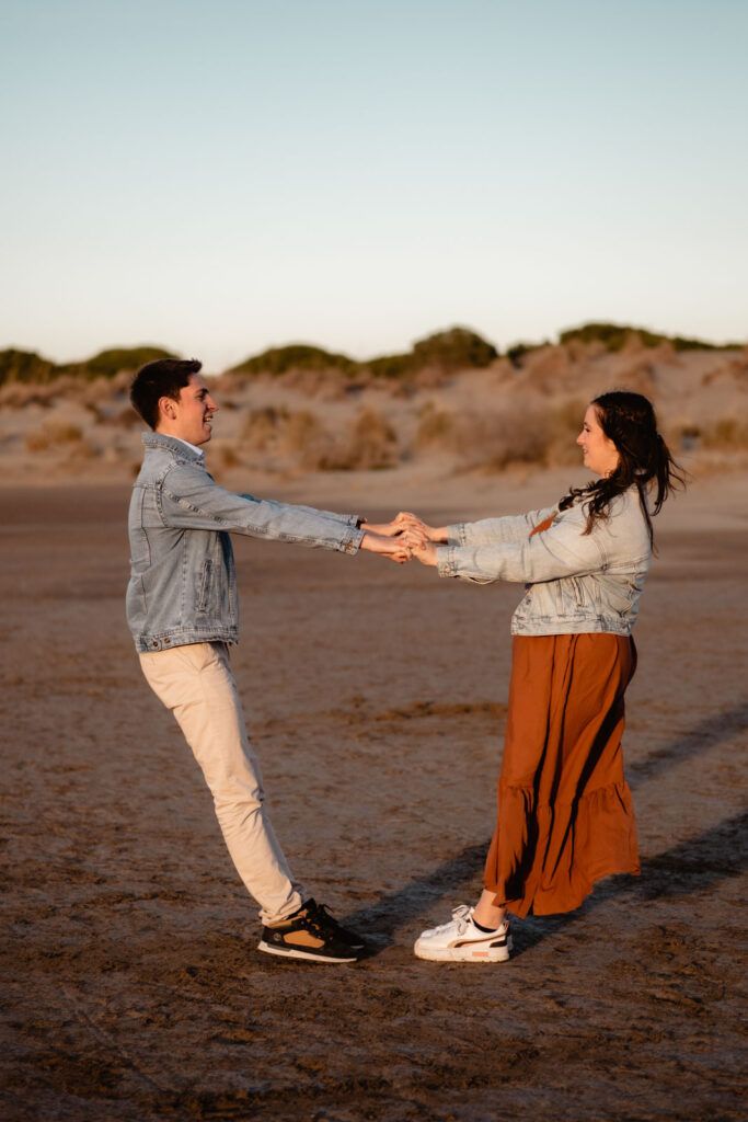 Montpellier -Séance photo couple à la plage