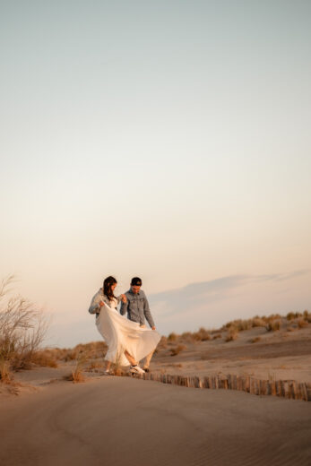 Montpellier -Séance photo couple à la plage
