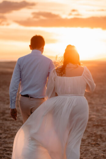 Montpellier -Séance photo couple à la plage