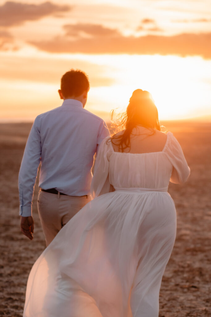Montpellier -Séance photo couple à la plage