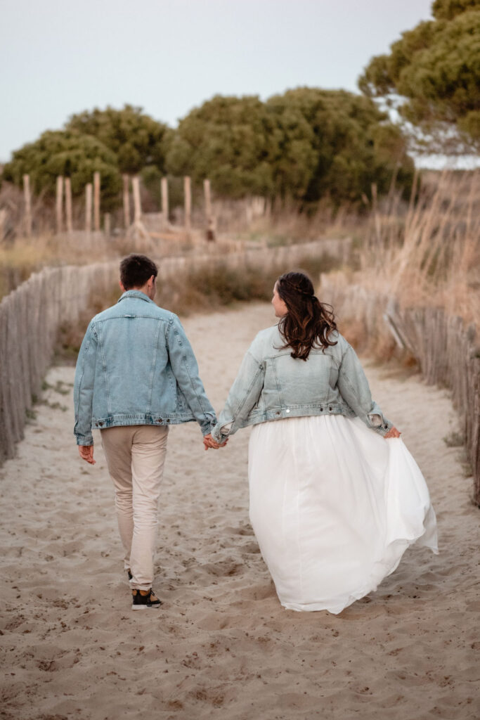 Montpellier -Séance photo couple à la plage