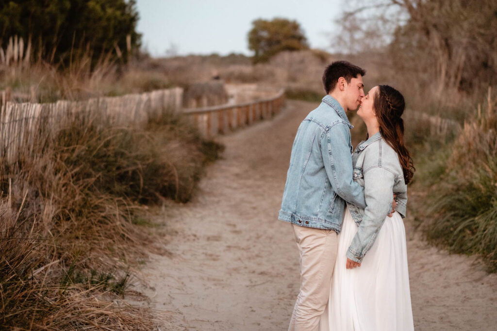 Montpellier -Séance photo couple à la plage