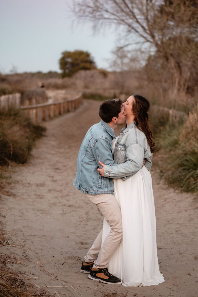Montpellier -Séance photo couple à la plage