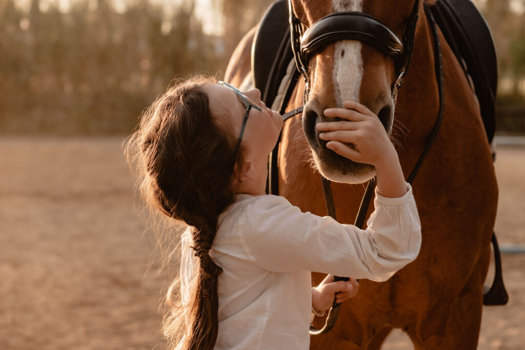 Séance photographe portrait avec cheval