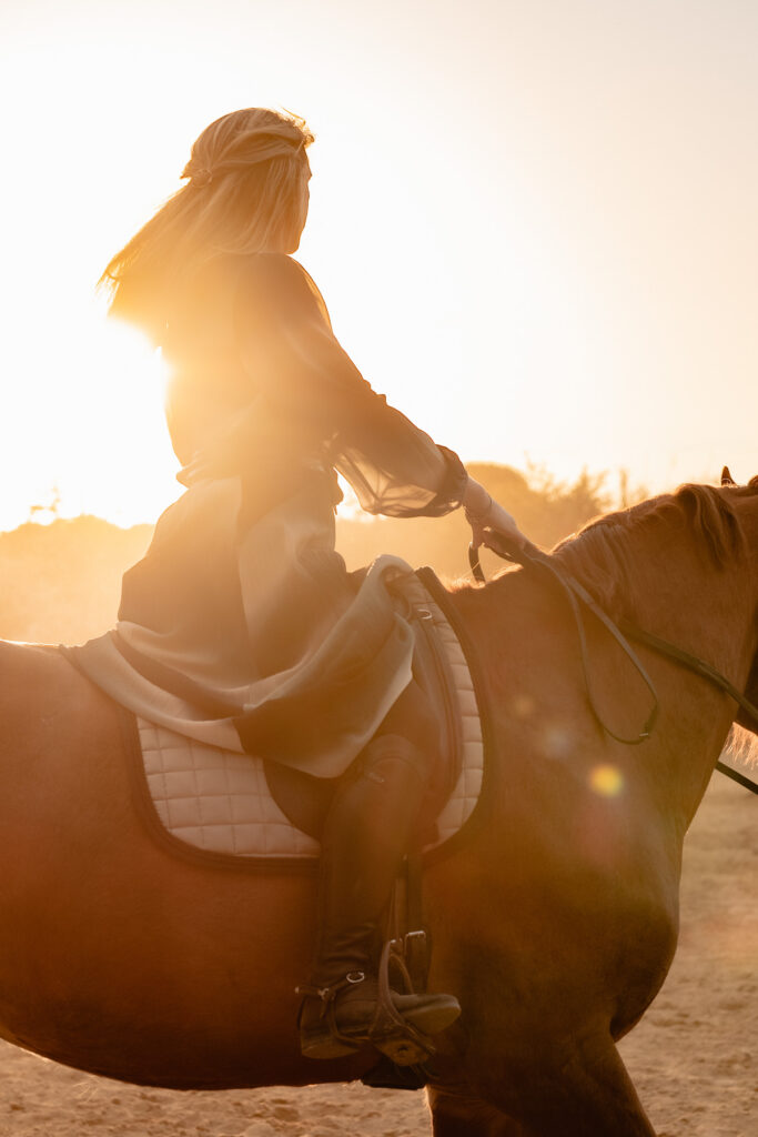 Séance photographe portrait avec cheval