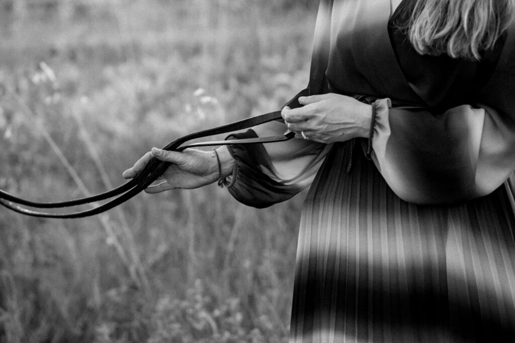 Séance photographe portrait avec cheval