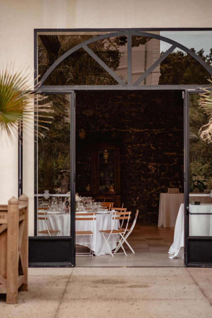 Mariage chic à l'Hermitage de Combas