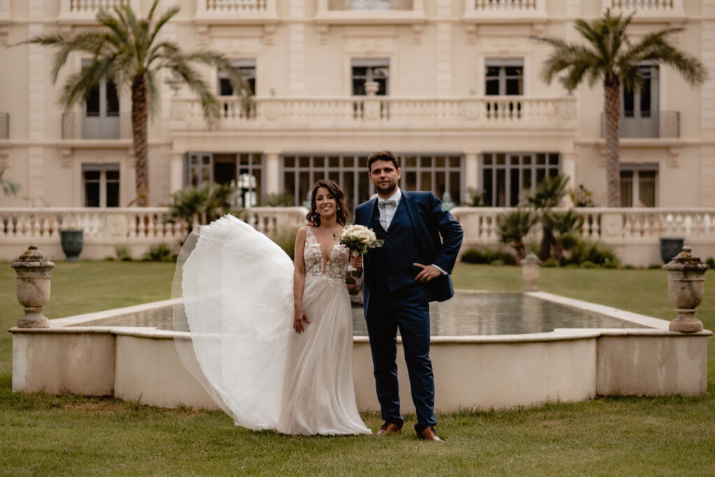 Mariage chic à l'Hermitage de Combas