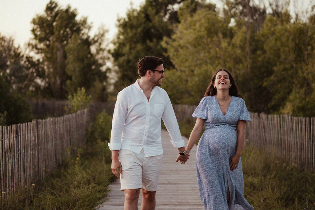 photographe grossesse en pleine nature