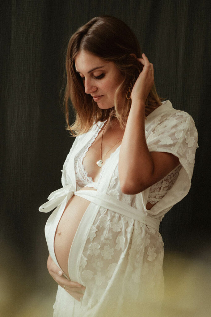 photographe séance grossesse intimiste