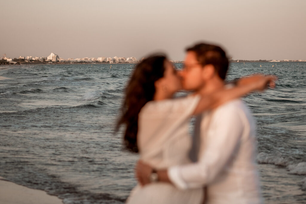 séance grossesse à la plage du petit travers