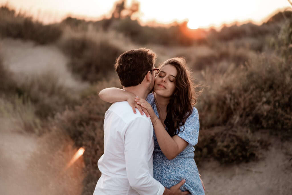 séance grossesse à la plage du petit travers