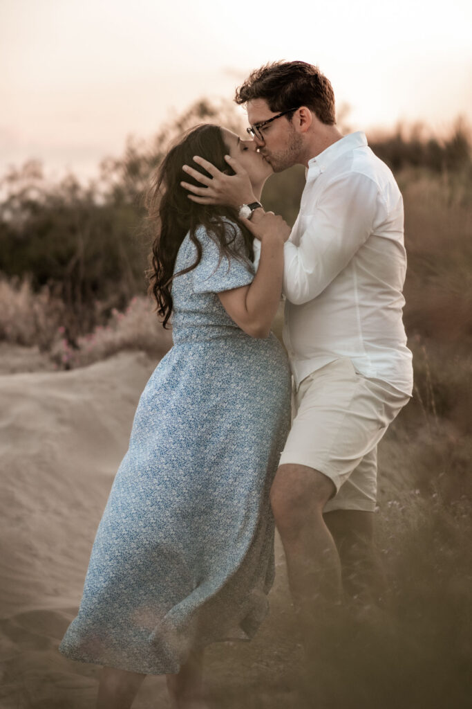 séance grossesse à la plage du petit travers